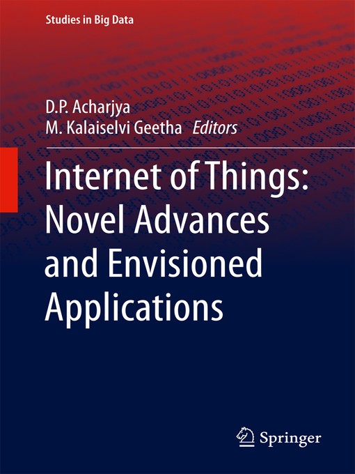Title details for Internet of Things by D. P. Acharjya - Available